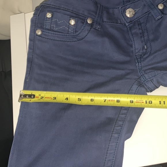 𝅺miss me Denim Brand Blue Skinny with Pocket Rhinestones Design US 27 - Picture 9 of 9